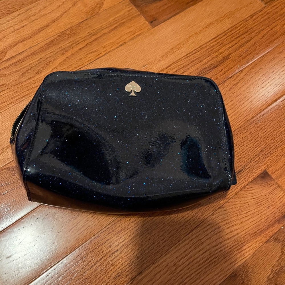 Sparkly blue Kate spade brand new cosmetic bag